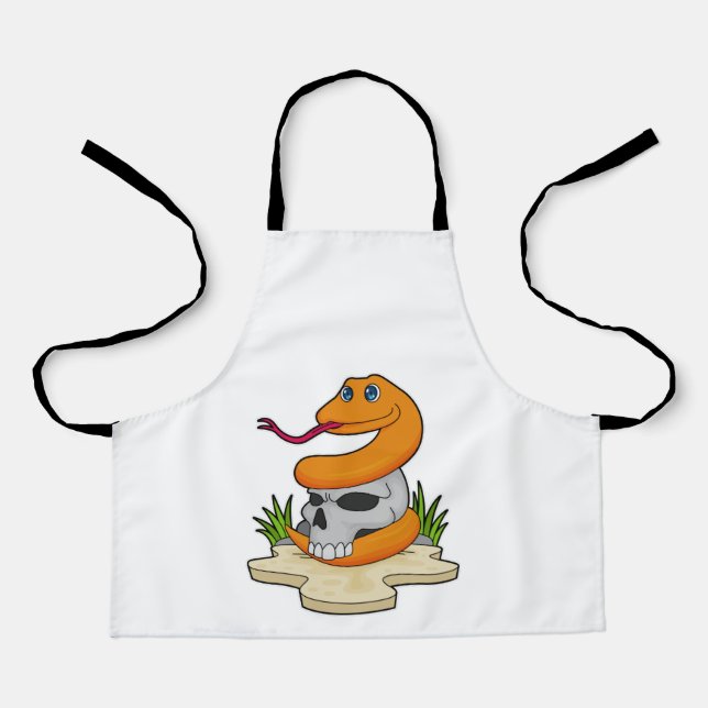Snake with Skull Apron (Front)