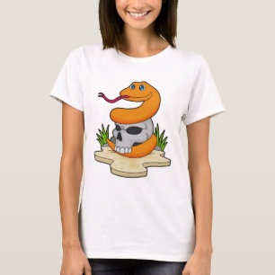 Snake with Skull T-Shirt