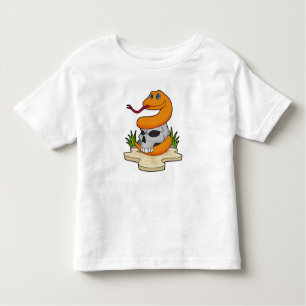 Snake with Skull Toddler T-Shirt