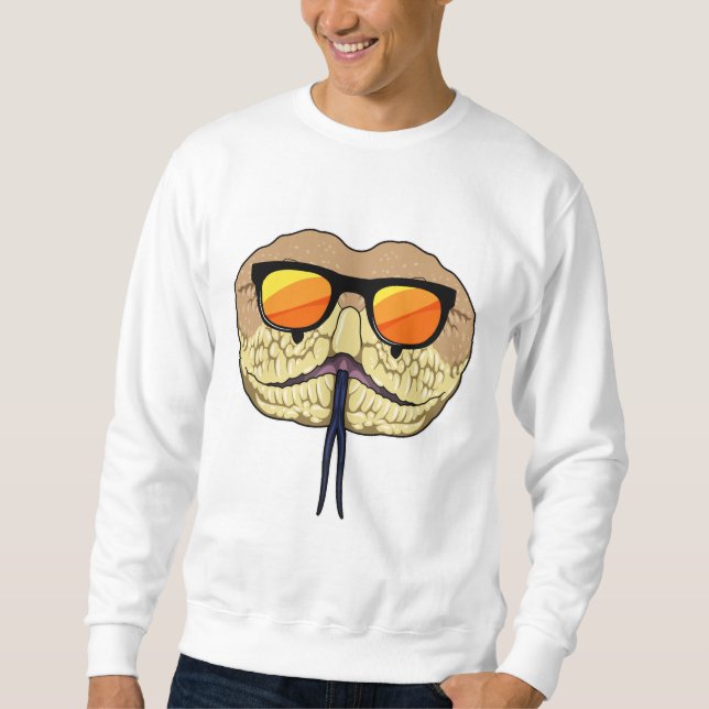 Snake with Sunglasses Sweatshirt (Front)
