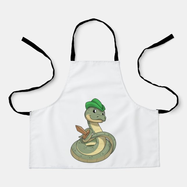 Snake with Sword Apron (Front)