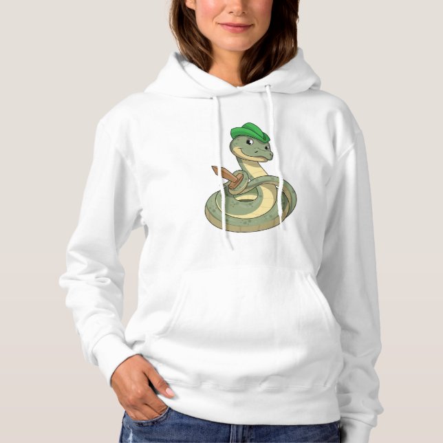 Snake with Sword Hoodie (Front)