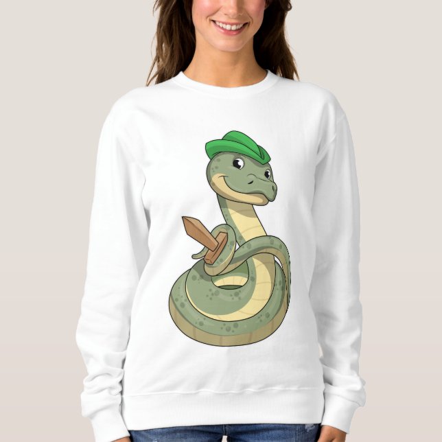 Snake with Sword Sweatshirt (Front)