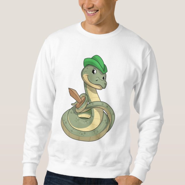 Snake with Sword Sweatshirt (Front)