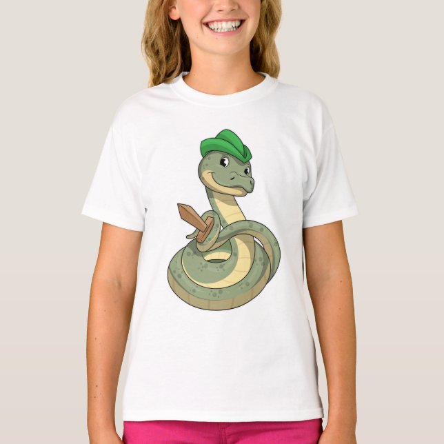 Snake with Sword T-Shirt (Front)