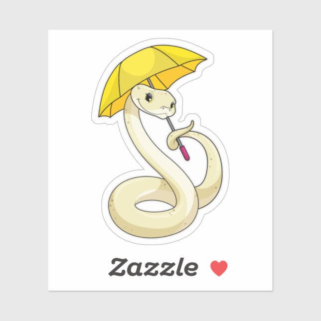 Snake with Umbrella (Sheet)