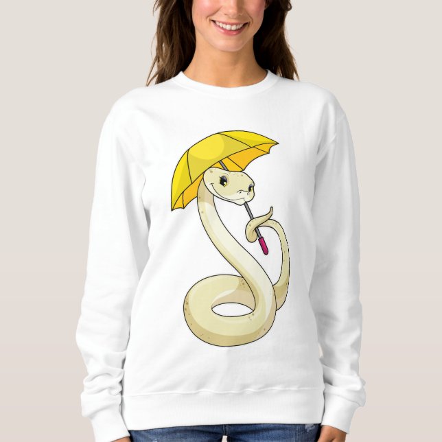 Snake with Umbrella Sweatshirt (Front)
