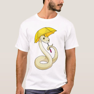 Snake with Umbrella T-Shirt