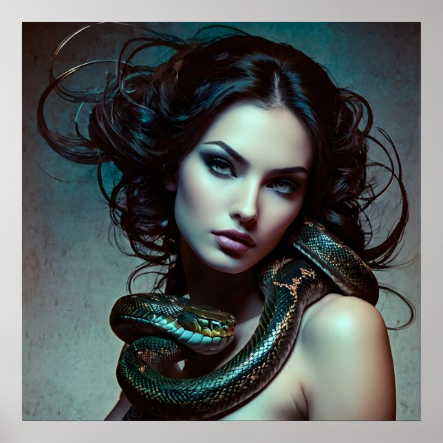 Snake woman art poster (Front)