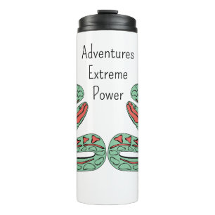 Snake World: Extreme, Power, Adventures. Thermal Tumbler