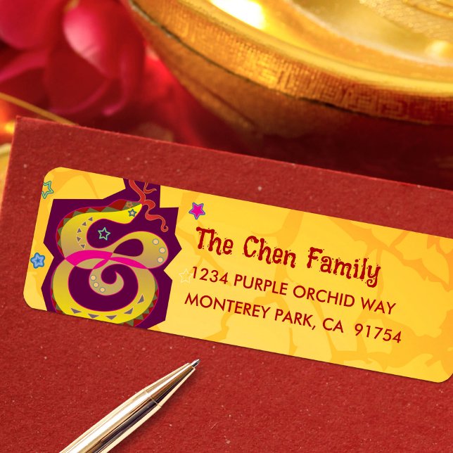 Snake Yellow 2025 Chinese Lunar New Year Cool Bold (Creator Uploaded)