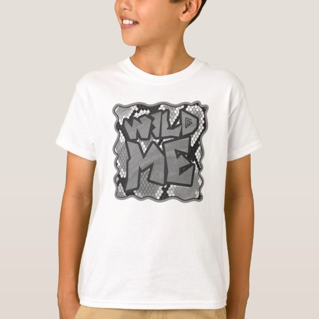 Snake Yellow and Gold Print T-Shirt (Front)