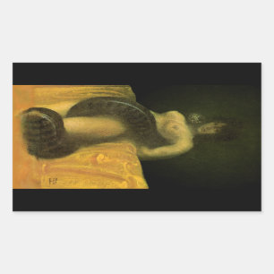 SnakeGrl Decal (Sheet of 4) Rectangular Sticker