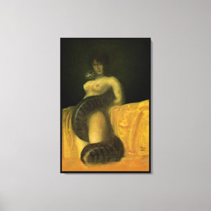 SnakeGrl Stretched Canvas Wall Art 24x36 (THICK)