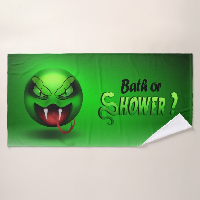 Snakemoji bath towel (Bath Towel)