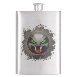 Snakemoji Vintage Blade Hip Flask
