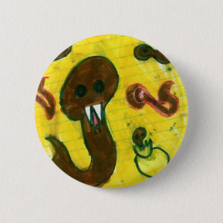 Snakes Alive! 6 Cm Round Badge