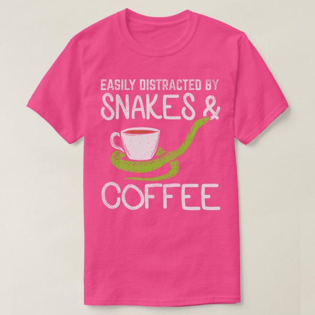 Snakes and Coffee 1 T-Shirt (Design Front)