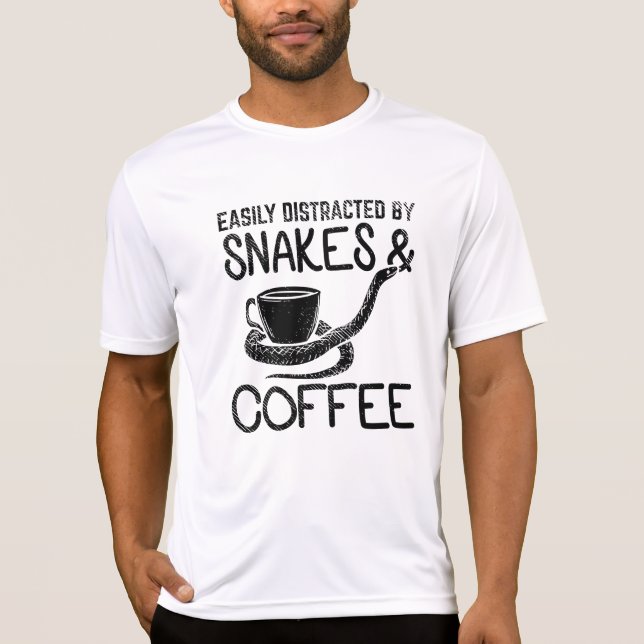 Snakes and Coffee T-Shirt (Front)