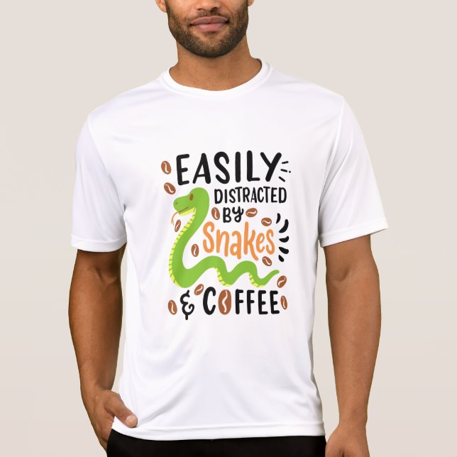 Snakes and Coffee T-Shirt (Front)