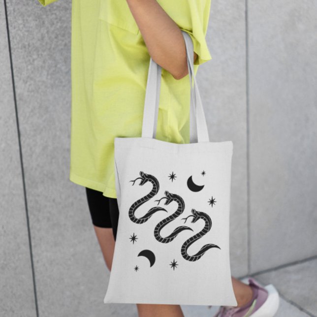 Snakes And Moons Tote Bag (Creator Uploaded)