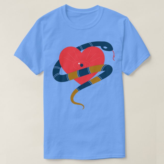 Snakes heart  T-Shirt (Design Front)