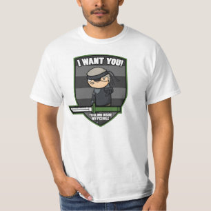 Snake's "I Want You!" T-Shirt (Dirty Version)
