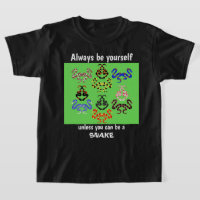 Snakes in the grass Kids colourful snake lover