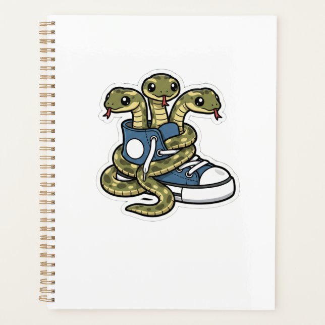 Snakes on shoes planner (Front)