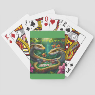 Snakes Playing  Cards