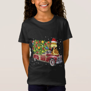 Snakes Rides Red Truck Christmas Tree Xmas Gifts T-Shirt