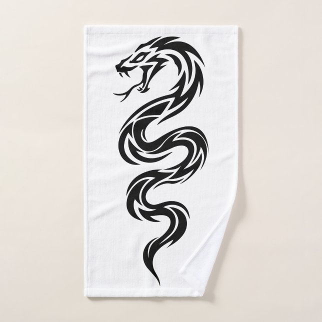 Snakes tattoo  hand towel (Hand Towel)
