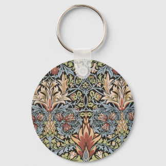Snakeshead design by William Morris Key Ring