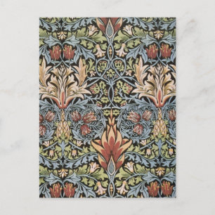 Snakeshead design by William Morris Postcard