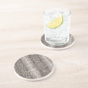 Snakeskin Animal Print Coaster