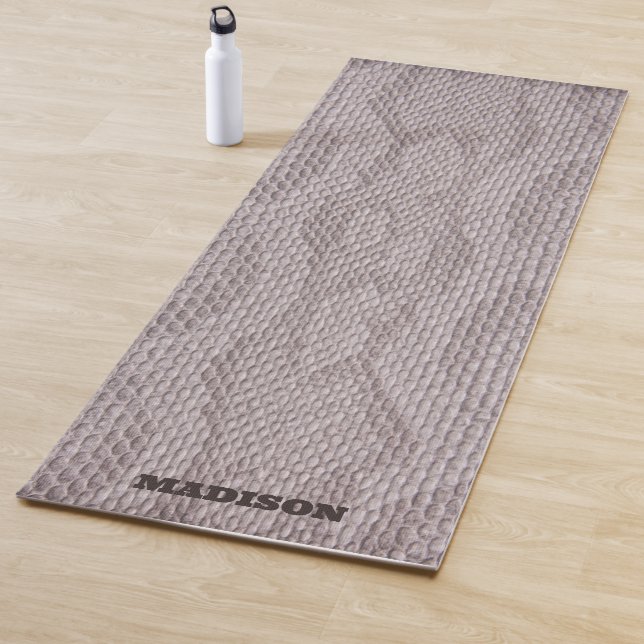 Snakeskin Beige  Yoga Mat (In Situ)