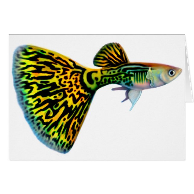 Snakeskin Cobra Guppy Card (Front Horizontal)
