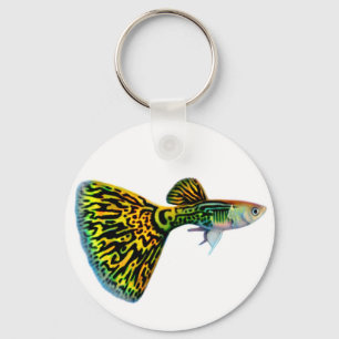 Snakeskin Cobra Guppy Keychain