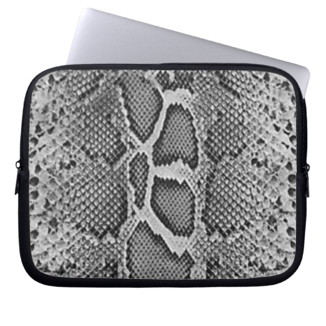 Snakeskin design, Snake Skin Print Pattern Laptop Sleeve (Front)