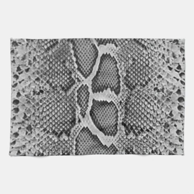 Snakeskin design, Snake Skin Print Pattern Tea Towel (Horizontal)