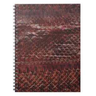 Snakeskin Effect Spiral Notebook