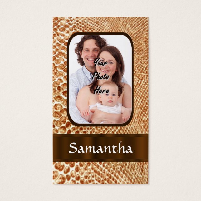 Snakeskin look custom photo (Front)