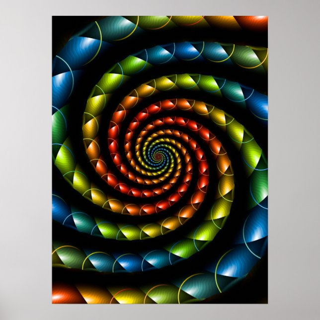 Snakeskin Spiral Poster (Front)