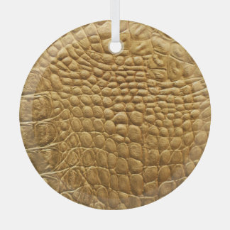 Snakeskin Texture: Wild Background Design. Glass Tree Decoration