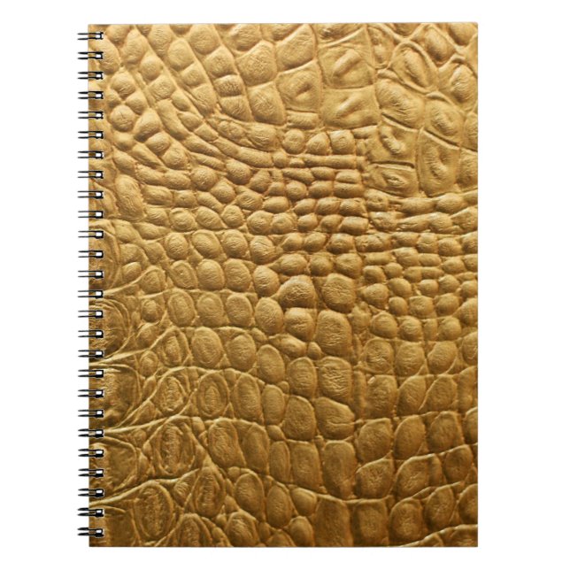 Snakeskin Texture: Wild Background Design. Notebook (Front)