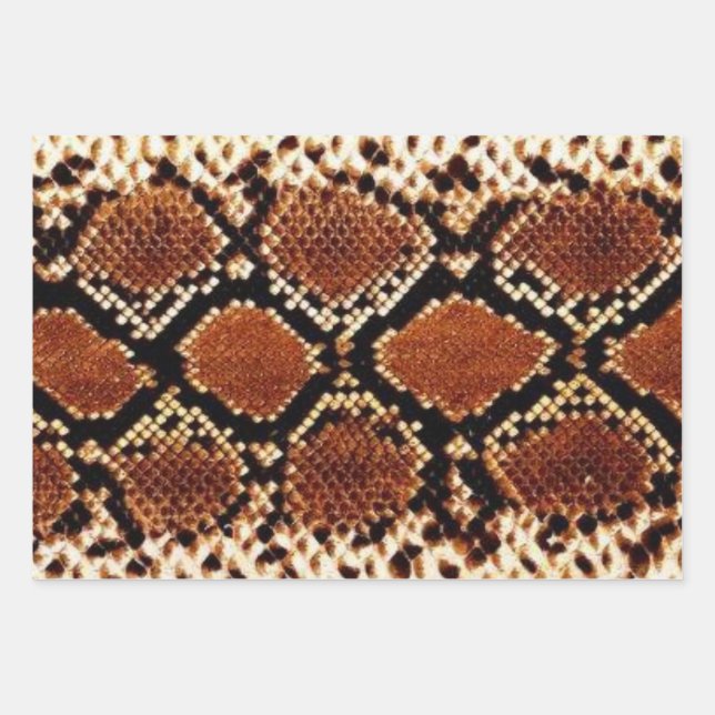 Snakeskin Wrapping Paper Sheet (Front)
