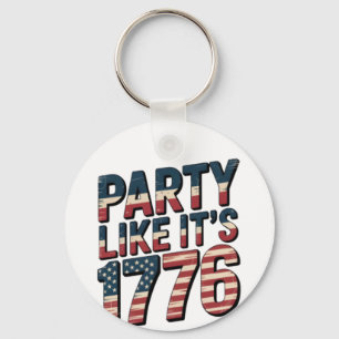 Snakin' Like It's 1776 Key Ring