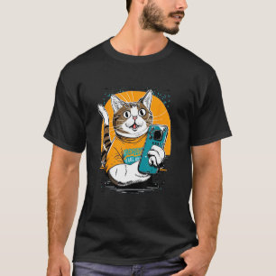 Snap a Smile Funny Cat Selfie_1 T-Shirt