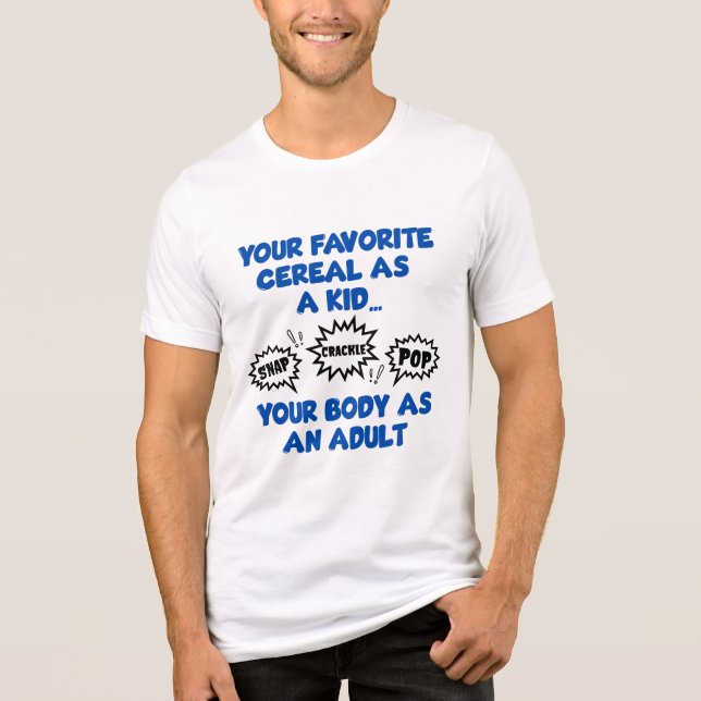 Snap Crackle Pop Tri-Blend Shirt (Front)