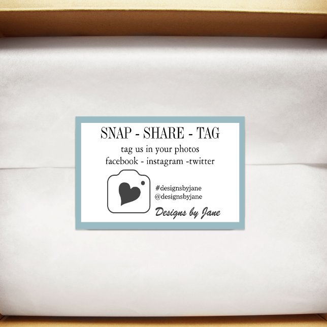 Snap Share Tag Small Business Sticker (Creator Uploaded)